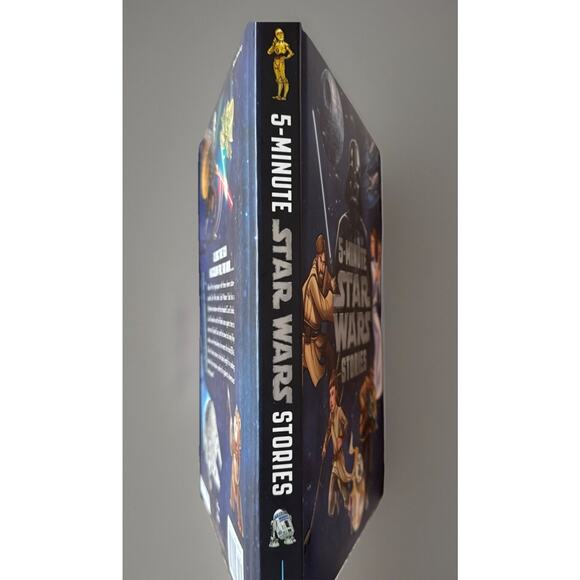 Brand New Star Wars Hardcover Book: 5 Minute Star Wars Stories Kids Adults All - Picture 3 of 4